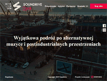 Tablet Screenshot of festival.soundrive.pl